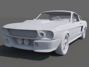 ford mustang gt5001967  eleanor Model 3D