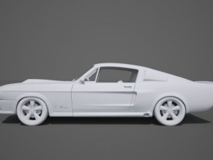 ford mustang gt5001967  eleanor Model 3D