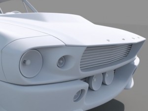 ford mustang gt5001967  eleanor Model 3D
