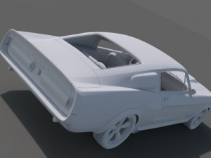 ford mustang gt5001967  eleanor Model 3D