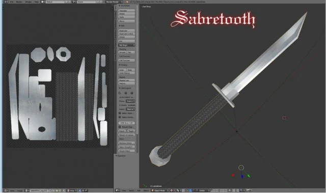S&auml;belzahntiger 3D Modell .c4d .max .obj .3ds .fbx .stl .blend 