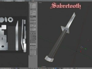 S&auml;belzahntiger 3D Modell