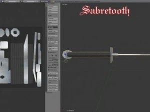 S&auml;belzahntiger 3D Modell