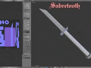 S&auml;belzahntiger 3D Modell