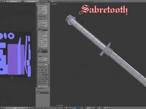 S&auml;belzahntiger 3D Modell