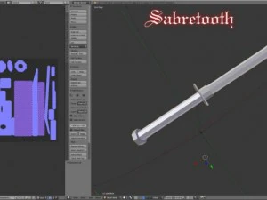 S&auml;belzahntiger 3D Modell
