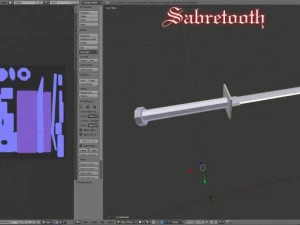 S&auml;belzahntiger 3D Modell