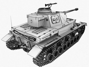 panzer 4  sdkfz161 pzkpfwiv ausfh 3Dモデル