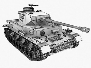 panzer 4  sdkfz161 pzkpfwiv ausfh 3Dモデル