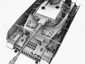 panzer 4  sdkfz161 pzkpfwiv ausfh 3Dモデル