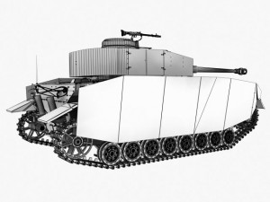 panzer 4  sdkfz161 pzkpfwiv ausfh 3Dモデル