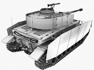 panzer 4  sdkfz161 pzkpfwiv ausfh 3Dモデル