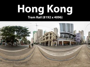 hong kong tram rail CG Textures