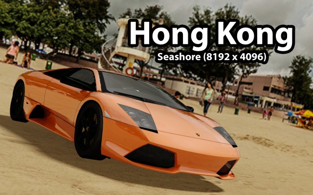 hong kong seashore 01 3D Модель .c4d .max .obj .3ds .fbx .stl .blend 