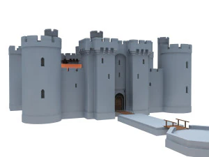 castello Modello 3D