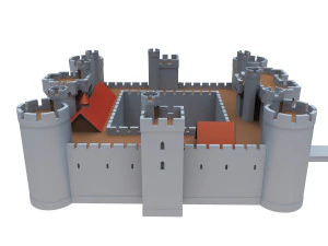 castello Modello 3D