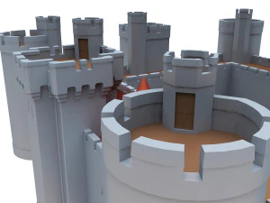 castello Modello 3D