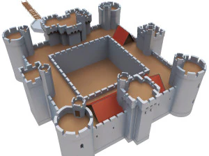 castello Modello 3D