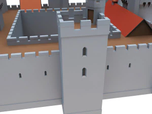 castello Modello 3D