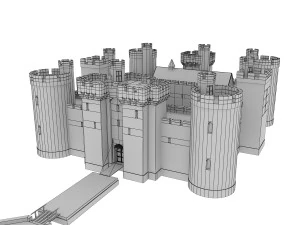 castello Modello 3D
