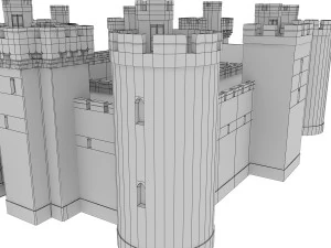 castello Modello 3D
