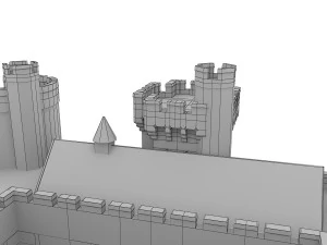 castello Modello 3D