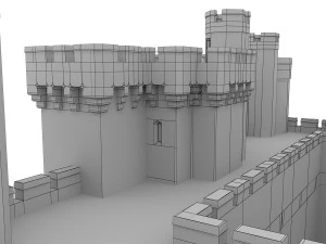 castello Modello 3D