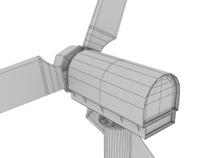 wind turbine 3D-Modell