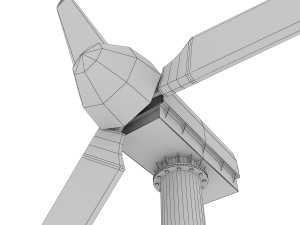 wind turbine 3D-Modell