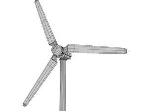 wind turbine 3D-Modell