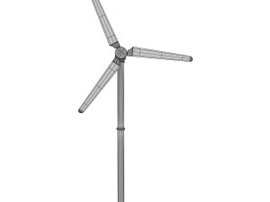 wind turbine 3D-Modell