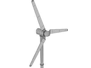 wind turbine 3D Model