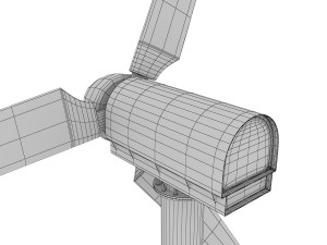 wind turbine 3D-Modell