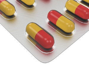 pills in blister pack Model 3D