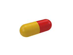 pills in blister pack Model 3D