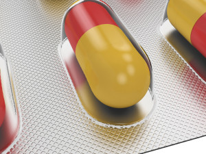 pills in blister pack Model 3D
