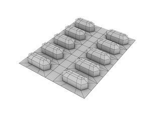 pills in blister pack Model 3D