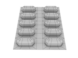 pills in blister pack Model 3D