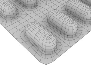 pills in blister pack Model 3D