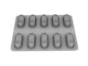 pills in blister pack Model 3D