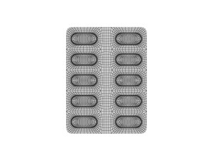 pills in blister pack Model 3D