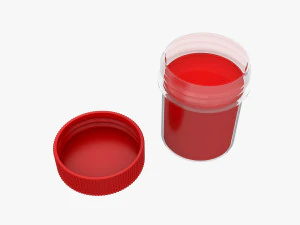 구아슈 페인트 3D 모델