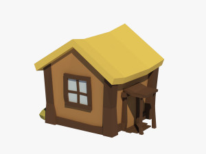 cartoon house Modelo 3D