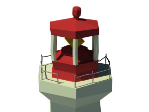 cartoon lighthouse 3D 모델