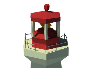 cartoon lighthouse 3D Model