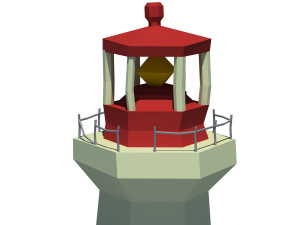 cartoon lighthouse 3D 모델