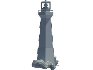 cartoon lighthouse 3D 모델
