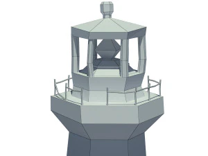 cartoon lighthouse 3D Model