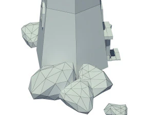 cartoon lighthouse 3D Model