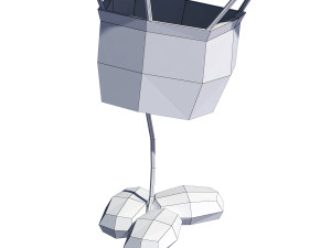 cartoon air balloon Modello 3D